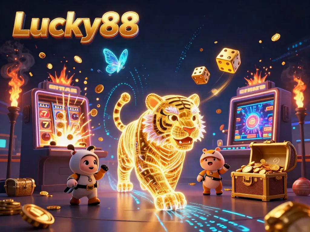 Experience thrilling gameplay with Lucky88's exciting slot machines and vibrant casino atmosphere.