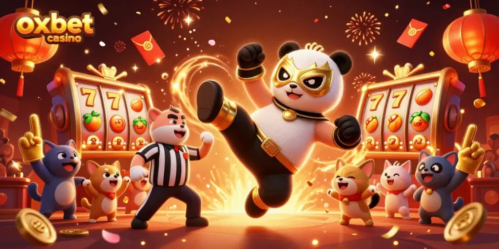 Experience the excitement of oxbet casino with vibrant characters and thrilling game elements.