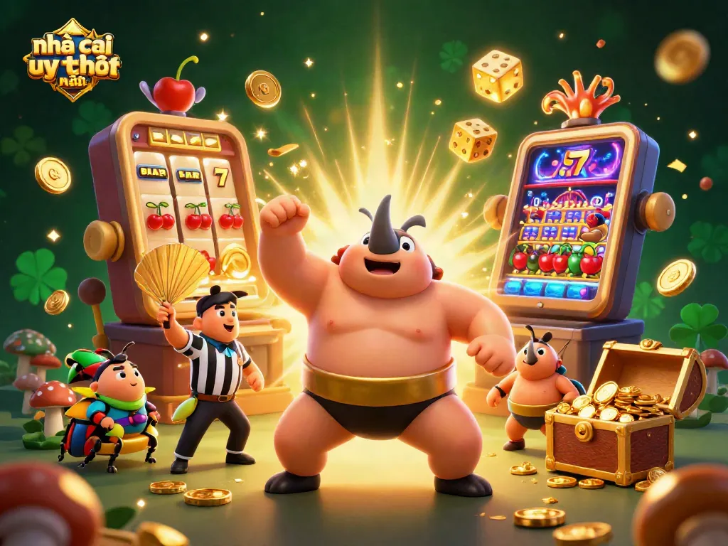 Experience the excitement of nhà cái uy tín nhất with dynamic betting and casino action in a vibrant 3D scene.