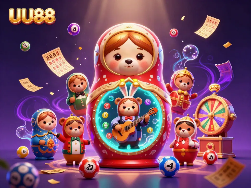 Engage with the vibrant UU88 gaming scene showcasing a lively casino world.