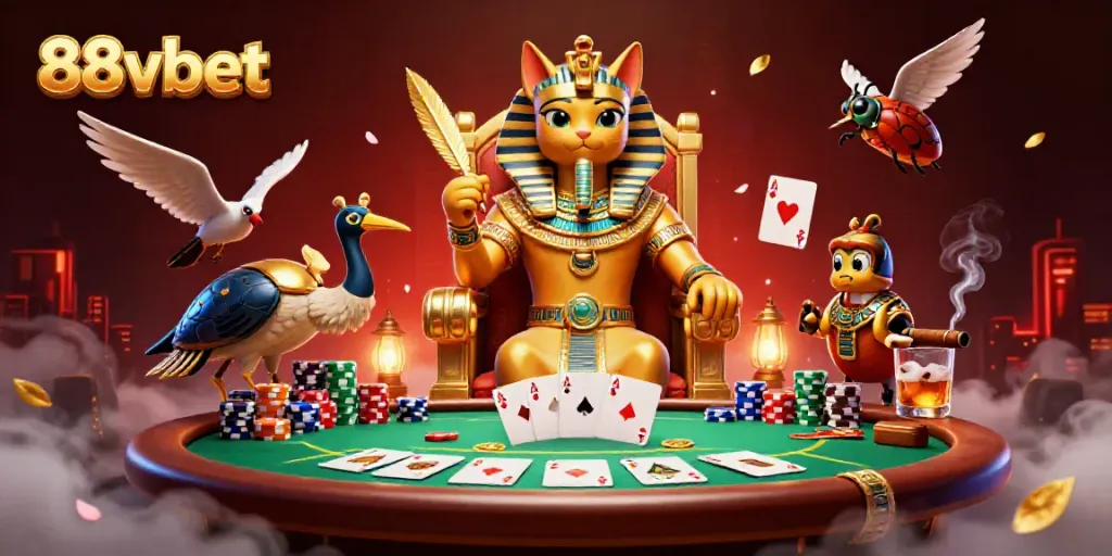 Engage with exhilarating gaming at 88vbet, where golden thrones meet poker tables and thrilling casino illustrations.