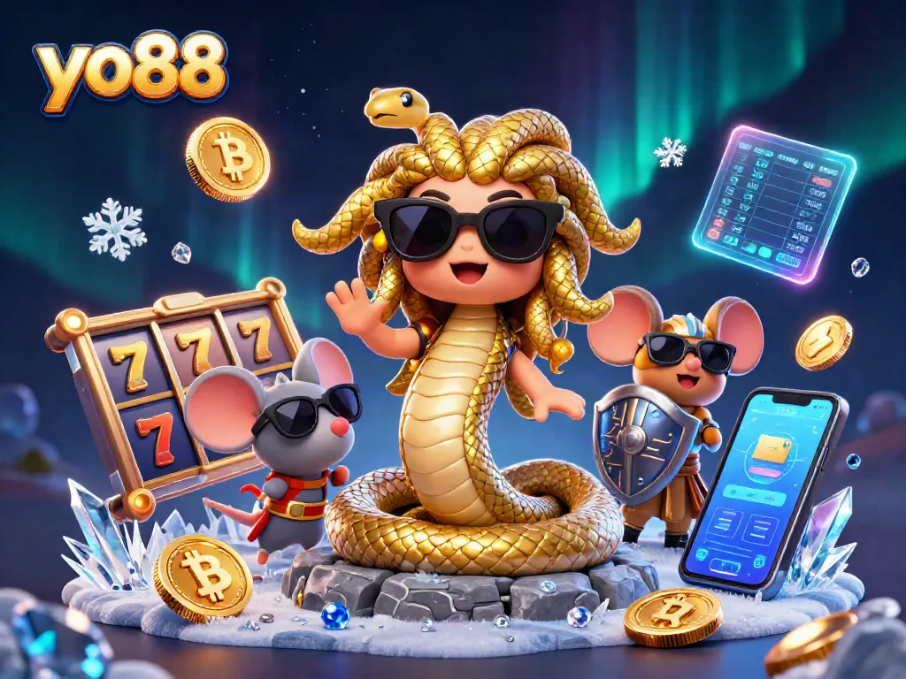 Spin and win at yo88 with vibrant slot reels, friendly characters, and rich 3D elements.