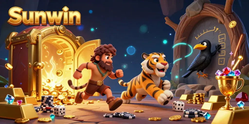Engage in winning moments at Sunwin, a vibrant prehistoric casino with dynamic treasures and gaming excitement.