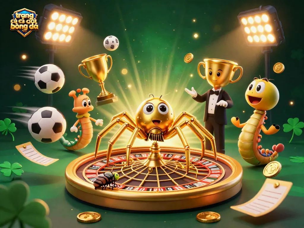 Enhance your trang cá cược bóng đá experience with vibrant sports betting illustration featuring dynamic characters and elements.