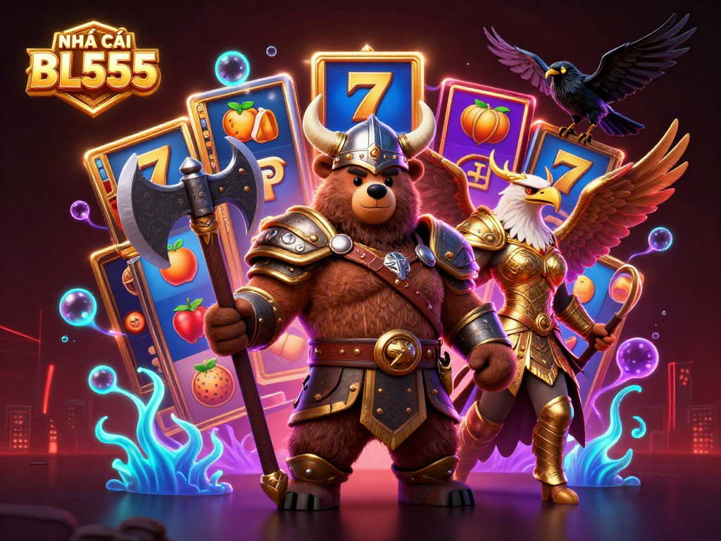 Experience the thrill at NHÀ CÁI BL555 with vibrant 3D casino action and dynamic game elements.