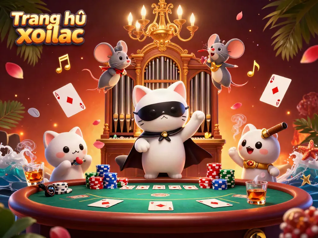 Experience thrilling games at Trang chủ xoilac with vibrant casino elements and dynamic characters.